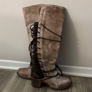 Freebird by Steven Tan Lace Up Boots